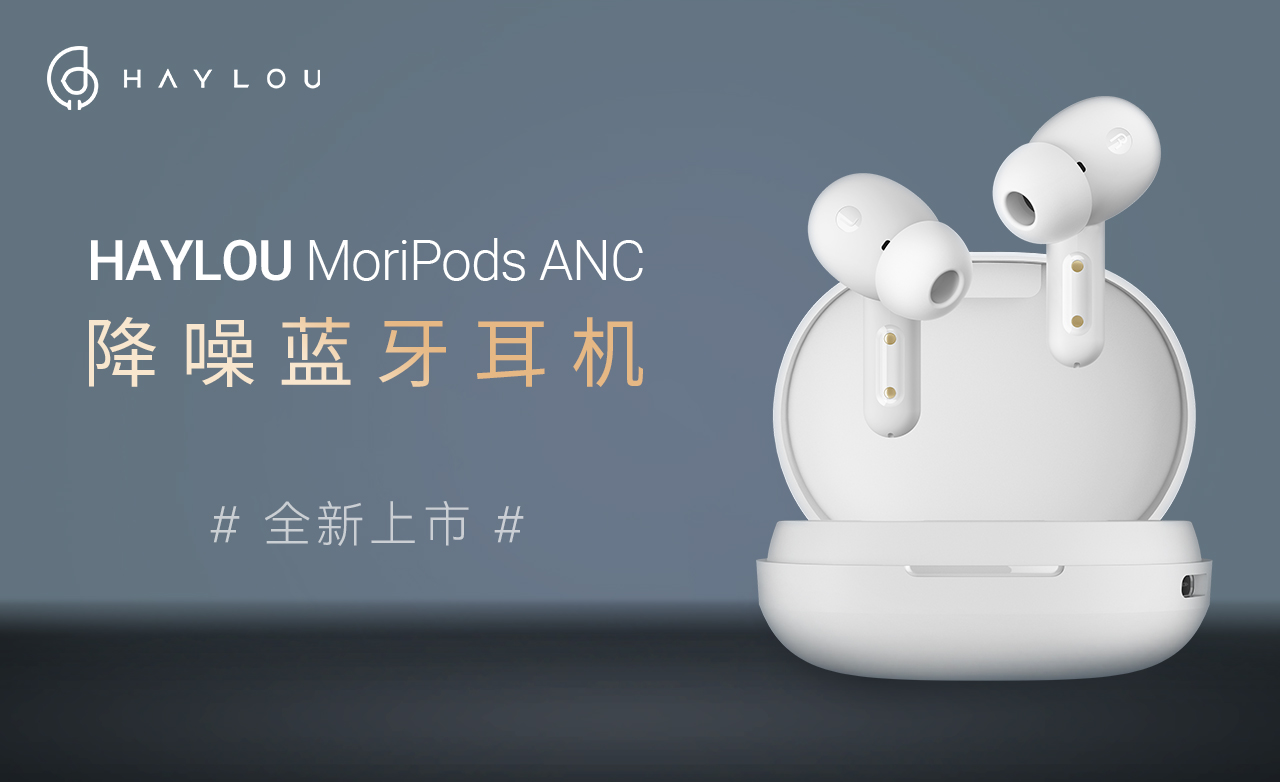 Haylou MoriPods ANC降噪耳机：采用DSP高清通话降噪技术